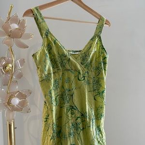 Point Zero Green floral print dress